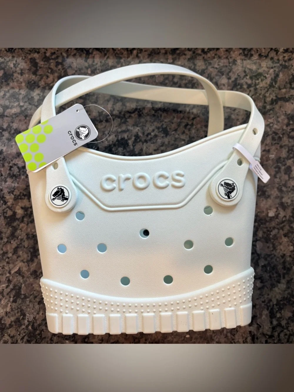 CROCS Mint Green Small Tote - Picture 1 of 6